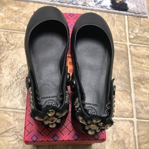 Tory Burch embellished 2 way ballet flats